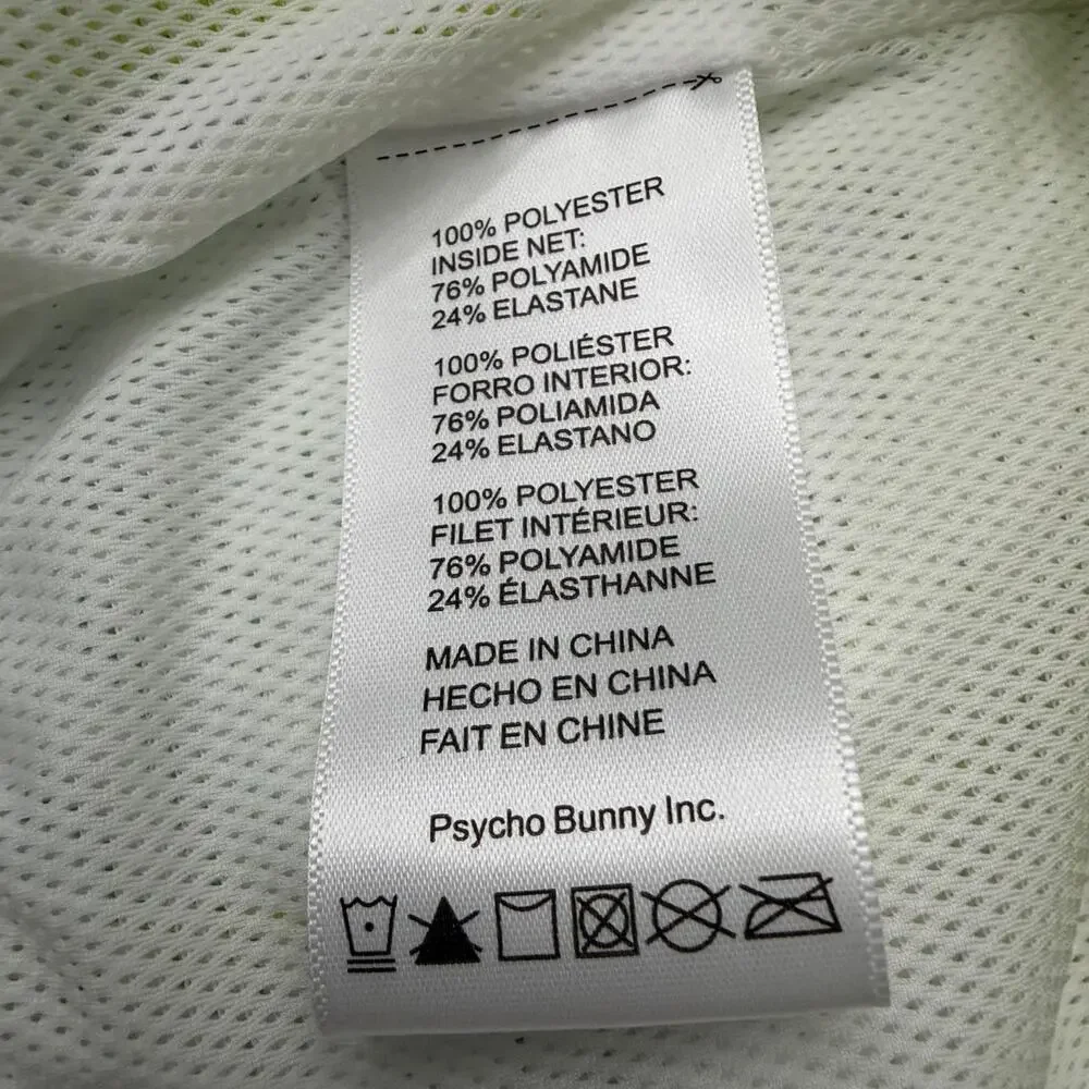 Psycho Bunny Swim Trunks Mens 3XL XXXL Malta Ombre Hydrochromic Lined Blue